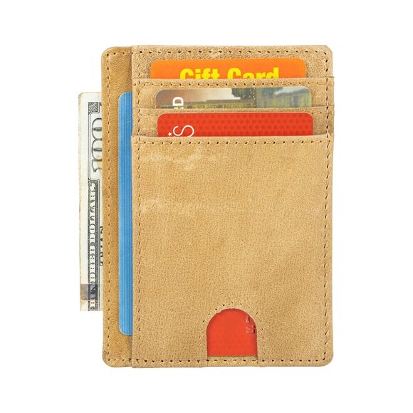 Leather Credit Card Holder for Men - Picture 10 of 15